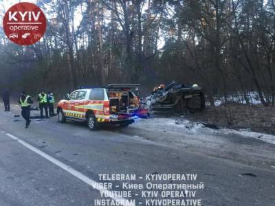 Авто начало гореть: в Киеве произошло смертельное ДТП