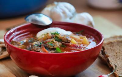 Борщ признали одним из лучших супов мира