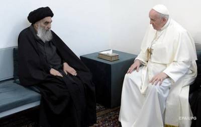 Франциск - Папа Римский встретился с духовным лидером шиитов - korrespondent.net - Ирак