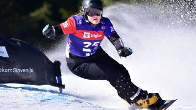 Андрей Соболев - София Надыршина - Надыршина стала второй на этапе Кубка мира по сноуборду - vesti.ru - Словения