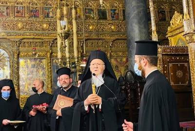 Патриарх Варфоломей снова подтвердил, что посетит Украину на 30-летние независимости