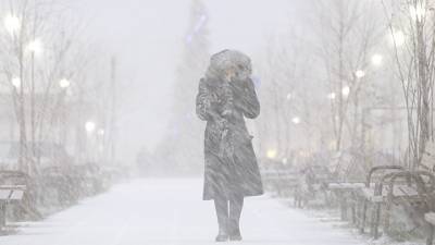 Москву атакуют сильные метели и морозы