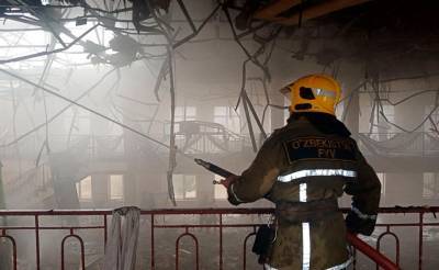 В одном из ресторанов в Самаркандской области произошел пожар
