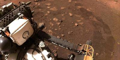 Perseverance совершил первую поездку по поверхности Марса