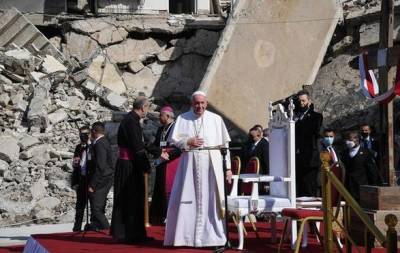 Папа Римский Франциск прибыл в Мосул, бывшую "столицу" ИДИЛ в Ираке