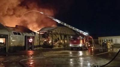 В МЧС сообщили о ликвидации пожара на складе на ул. 40 лет Октября