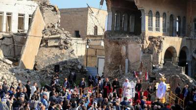 Папа Римский выступил в "столице" ИГИЛа: фото, видео
