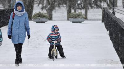 ФОТОФАКТ: Мокрый снег и метель. На территории Беларуси прогнозируется ухудшение погодных условий