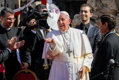 Братство прочнее братоубийства: Папа Римский помолился в бывшей столице Исламского государства