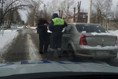 В Твери пьяный водитель попался полиции при выезде со двора