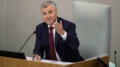 Володин призвал депутатов не пугать россиян повышением пенсионного возраста