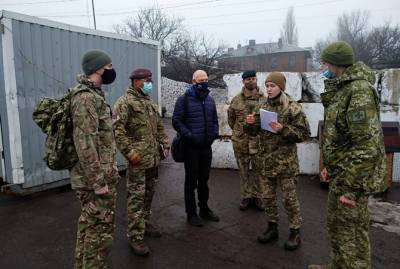 На Донбассе побывали британские военнослужащие