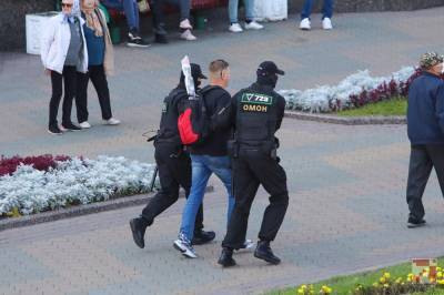Точечные задержания отмечены сегодня в Минске и Солигорске