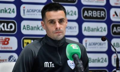 Тренер Миная Цымбал: «Серьезно готовились к игре с Динамо, но сказался индивидуальный уровень футболистов»