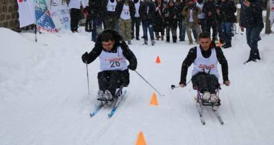 Команда из Гори стала победительницей чемпионата по лыжным гонкам среди военных с ОВЗ