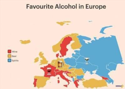 Алкогольные пояса Европы