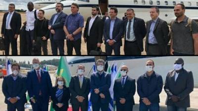 Без масок и без карантина: в Израиле создали особые условия для делегации из Бразилии