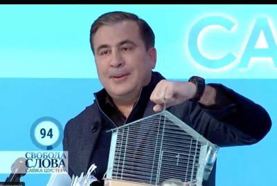Крыса-”коррупционерша”, которую Саакашвили принес к Шустеру, переехала в клетку попросторней