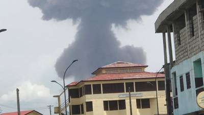Серия мощных взрывов прогремела в Экваториальной Гвинее: почти 20 погибших, более 400 раненых