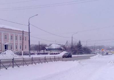 В Путятинском районе из-за снегопада произошло массовое отключение света