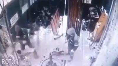Несчастный случай на месторождении в Башкирии попал на видео