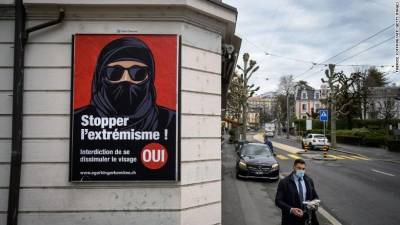 Швейцария поддержала закон «запрета паранджи» в публичных местах