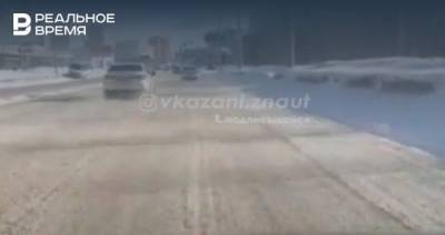 Соцсети: автомобилист из Самары пожаловался на неочищенные от снега казанские дороги