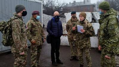 На Донбассе побывали британские военные