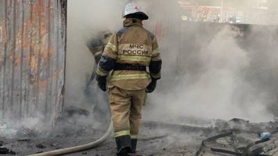 Пожар уничтожил 13 припаркованных авто в Тульской области