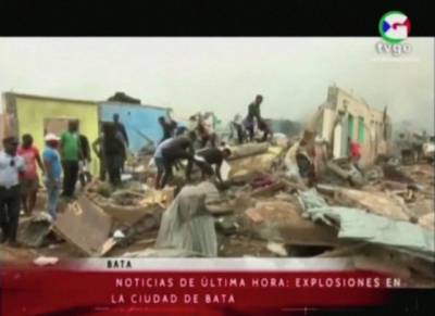 Число погибших при взрывах в Экваториальной Гвинее увеличилось до 30