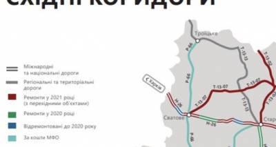 Какие дороги отремонтируют в Луганской и Донецкой областях в 2021 году (Карта)
