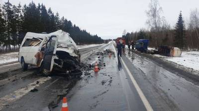 Водитель «Мерседеса» скончался при столкновении с тягачом возле Шклова