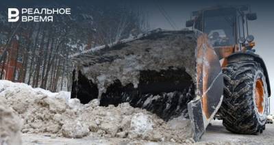 С начала зимнего сезона с улиц Казани вывезли более 831,3 тысячи тонн снега