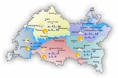 В Татарстане похолодает до 16 градусов мороза