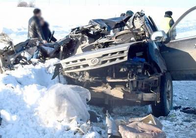 Появились фото автокатастрофы с двумя погибшими на трассе Рязань – Скопин