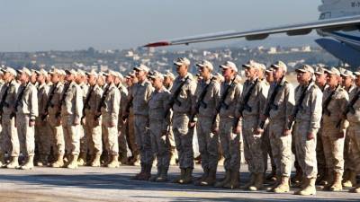 Женщины-военные на авиабазе Хмеймим получили медали к 8 Марта