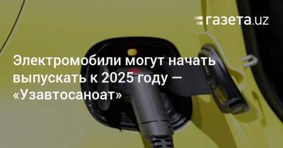 Электромобили могут начать выпускать к 2025 году — «Узавтосаноат»