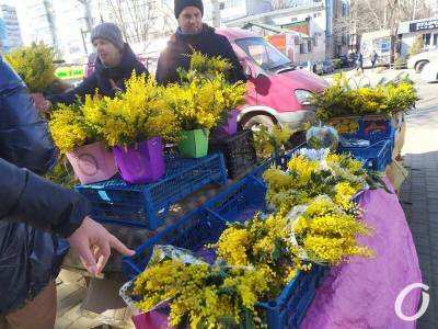 Что происходило в Одессе в Женский день: креативный мэр, цветочный ажиотаж и весенний троллейбус