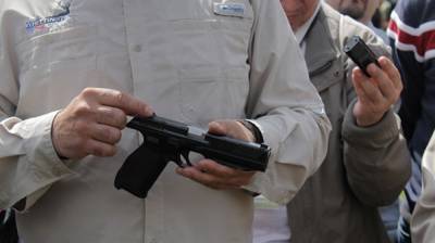 Ростех испытал модульный пистолет "Рысь" для росгвардейцев