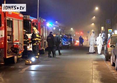 Взрыв петарды переполошил экстренные службы Праги