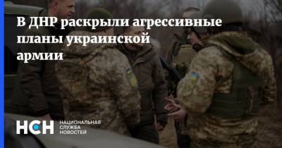 В ДНР раскрыли агрессивные планы украинской армии