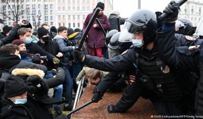 СМИ: ФСБ насчитала в январских митингах 90 тысяч участников