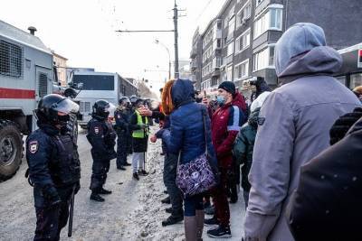 МВД по Новосибирской области засекретило число задержанных на митингах в поддержку Навального