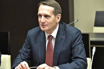 Нарышкин заявил, что в США недовольны партией «Грузинская мечта»