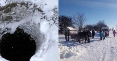 В Ровенской области теща разыскала и спасла своего зятя, который упал в 50-метровый колодец: фото