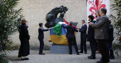 Во Флоренции благодаря Виталию Кличко открыли памятник Тарасу Шевченко