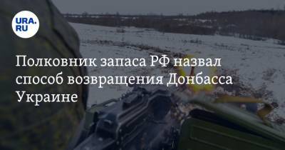 Полковник запаса РФ назвал способ возвращения Донбасса Украине