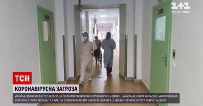 Украина в тройке лидеров Европы по темпам распространения коронавируса