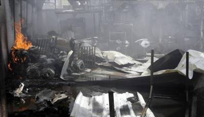 Пожар в центре для мигрантов в Йемене: погибли шестьдесят человек