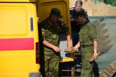 Взрывотехники обезвредили артиллерийский снаряд времен ВОВ в Подмосковье